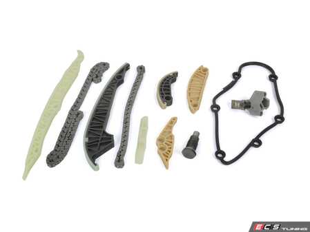 ES#3691778 - 06k109158amKT - Basic Timing Chain Kit - Includes chains, tensioners, and rails - Assembled By ECS - Volkswagen