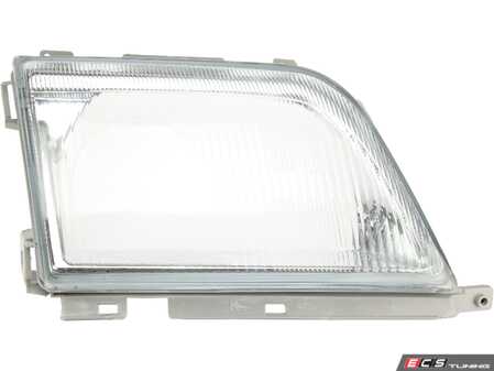 ES#4932334 - 1298203066 - R129 SL-Class Headlight Lens - Right - Replacement lens for faded, yellow, or sun bleached headlights. - URO - Mercedes Benz