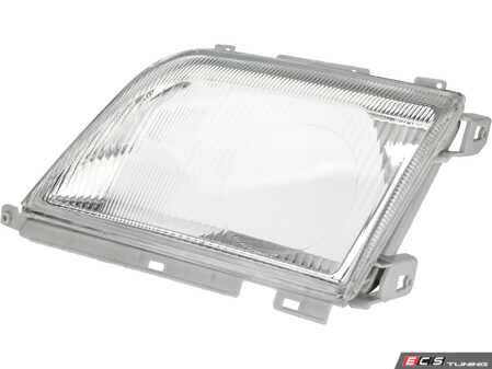 ES#4932337 - 1298202966 - R129 SL-Class Headlight Lens - Left - Replacement lens for faded, yellow, or sun bleached headlights. - URO - Mercedes Benz