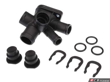 ES#4932359 - 037198144J - Coolant Flange Kit - Includes everything needed when replacing the cooling flange - URO - Volkswagen