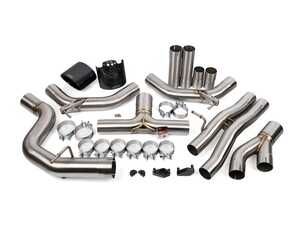 ES#4830333 - 049530la02KT - 8V RS3 Race Exhaust System - Performance Catback Exhaust for pure unrestricted power and sound. This exhaust takes out all of the stop gates and pairs with the 2.5T for an iconic driving experience. - ECS - Audi