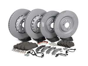 ES#4820209 - 4M0615301ASKT2 - Front And Rear Brake Service Kit  - Featuring Zimmerman rotors and Ferodo brake pads - Includes stainless set screws and silicone brake lubricant - Assembled By ECS - Audi