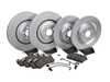 ES#4818832 - 4H0615601P-PKT - Front And Rear Brake Service Kit  - Featuring ECS V5 Plain rotors and Ferodo Brake pads - Assembled By ECS - Audi