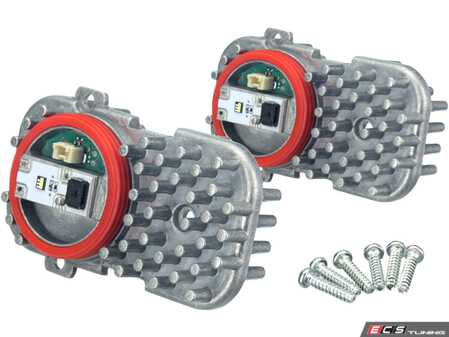 ES#4932387 - 63117263051 - Daytime Running Light LED Module Set - Located under the headlight assembly - includes a left and right side control unit! - URO - BMW