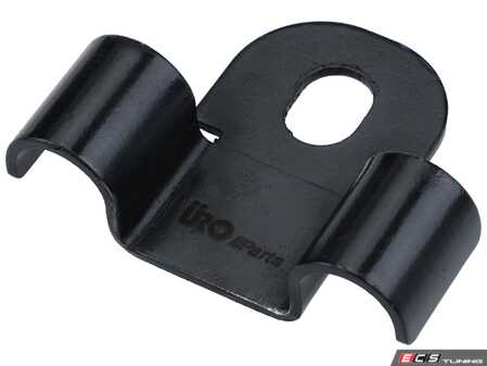 ES#4932431 - 34406854898PRM - Upgraded Parking Brake Cable Bracket - Upgraded metal bracket vs OEM plastic; Slotted hole enables install without dropping fuel tank - URO Premium - BMW