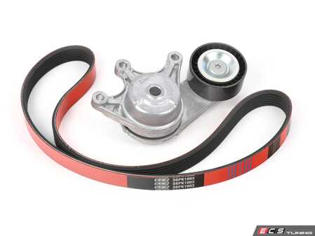 ES#4726711 - 11287618848KKT - Performance Accessory Belt Kit - Kevlar Reinforced - Utilizes high quality components and our performance Kevlar reinforced belt - Assembled By ECS - BMW