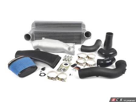 ES#4642981 - EN55PPK2KT - N55 FBO Kit - E Chassis - Stage 2+ - Intake, charge pipe, intercooler, downpipe and colder plugs - Assembled By ECS - BMW