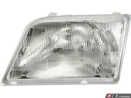 ES#4932483 - 1298201166 - R129 SL-Class Headlight Lens - Left - Replacement lens for faded, yellow, or sun bleached headlights. - URO - Mercedes Benz