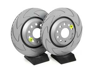 ES#4213520 - BSD7422 - Rear BSD Blade Brake Rotors - Pair (310x22) - Upgrade to the uniquely created blade slot designed for improved braking - EBC - Audi Volkswagen