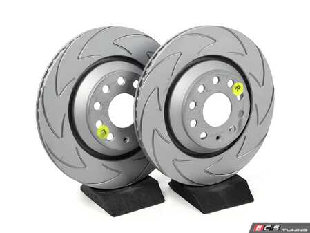 ES#4213520 - BSD7422 - Rear BSD Blade Brake Rotors - Pair (310x22) - Upgrade to the uniquely created blade slot designed for improved braking - EBC - Audi Volkswagen