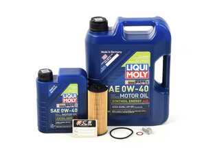 ES#4766022 - 2781800009KT14 - M133 Liqui Moly Synthoil Energy Tech Oil Service Kit (0w-40) - Includes Hengst filter and Liqui Moly Synthoil Energy A40 MB 229.5 Spec oil - Assembled By ECS - Mercedes Benz