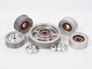 ES#4932114 - M1575PCI - UPD M157 5.5 V8 BiTurbo 5-Piece Idler Pulley Kit *Scratch And Dent* - Replace the factory plastic idler pulleys on your performance AMG! - Scratch & Dent - Mercedes Benz