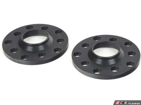 ES#2731035 - 202555712ASW - DR Series Wheel Spacers - 10mm (Pair) - Black Finish - VW / Audi wheel spacers made to fit both OEM wheels & aftermarket wheels - H&R - Audi Volkswagen