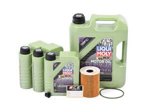 ES#4643142 - 9481072220KT1 - Liqui Moly Molygen Oil Service Kit (5w-40) - Includes Hengst filter and Liqui Moly Molygen New Generation A40 Spec oil - Assembled By ECS - Porsche