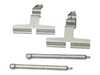 ES#4932559 - 0004213274 - Rear Brake Pad Securing Pin Set - Includes spring clips and pins - URO - Mercedes Benz