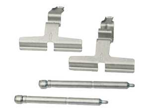 ES#4932559 - 0004213274 - Rear Brake Pad Securing Pin Set - Includes spring clips and pins - URO - Mercedes Benz