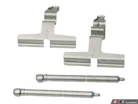 ES#4932559 - 0004213274 - Rear Brake Pad Securing Pin Set - Includes spring clips and pins - URO - Mercedes Benz