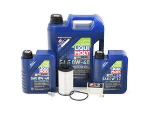ES#4766430 - 2761800009KT7 - M276 Liqui Moly Synthoil Energy Oil Service Kit (5w-40) - Includes Hengst filter and Liqui Moly Synthoil Energy A40 MB 229.5 Spec oil - Assembled By ECS - Mercedes Benz