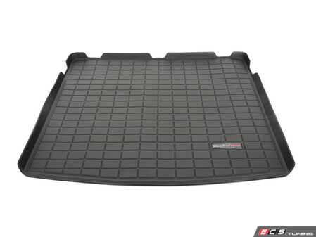 ES#4442690 - 401412 - Rear Cargo Liner - Behind Second Row - Black - The best protection for your trunk in any situation - WeatherTech - Volkswagen