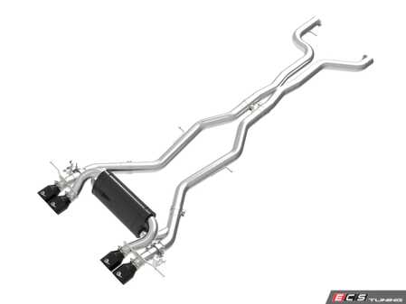 ES#4932319 - 49-36353-B - MACH Force-Xp Cat-Back Exhaust - Quad Black Tips - Upgrade the sound of your M2's exhaust with aFe's MACH Force-Xp Cat-Back Exhaust System! - AFE - BMW