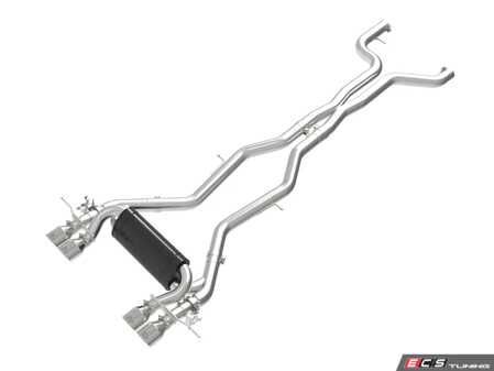 ES#4933009 - 49-36353-P - MACH Force-Xp Cat-Back Exhaust - Quad Polished Tips - Upgrade the sound of your M2's exhaust with aFe's MACH Force-Xp Cat-Back Exhaust System! - AFE - BMW