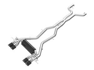 ES#4933008 - 49-36353-C - MACH Force-Xp Cat-Back Exhaust - Quad Carbon Fiber Tips - Upgrade the sound of your M2's exhaust with aFe's MACH Force-Xp Cat-Back Exhaust System! - AFE - BMW