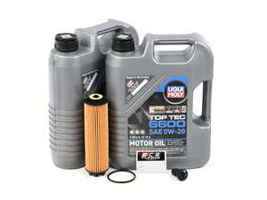 ES#4733717 - 2561840000KT - M256 Liqui Moly Top Tec 6600 Oil Service Kit (0w-20) - Includes Hengst filter and Liqui Moly Top Tec 6600 229.72 Spec oil - Assembled By ECS - Mercedes Benz