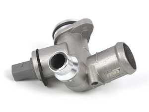 ES#4907691 - 06D121132C - Upgraded Aluminum Coolant Hose Flange - Located rear engine, this flange houses the temp sensor - Rein - Audi
