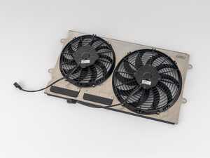 ES#4933155 - 058039LA - MK3 VR6 High-Flow Cooling Fan Conversion Kit - Engineered for maximum cooling and clearance! Optional dual SPAL electric fans deliver an impressive 1700 CFM of airflow. - ECS - Volkswagen