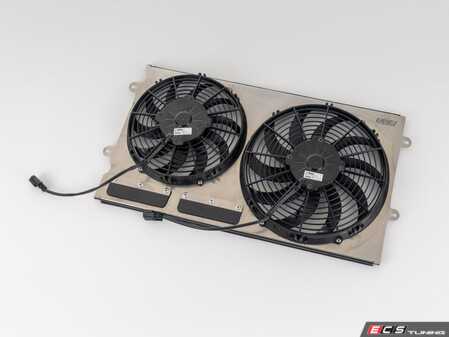 ES#4933155 - 058039LA - MK3 VR6 High-Flow Cooling Fan Conversion Kit - Engineered for maximum cooling and clearance! Optional dual SPAL electric fans deliver an impressive 1700 CFM of airflow. - ECS - Volkswagen