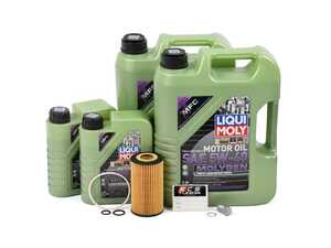 ES#4659375 - 6511800109KT4 - Liqui Moly Molygen Oil Service Kit - (5w-40) - Includes Hengst filter and Liqui Moly Molygen New Generation 229.5 Spec oil - Assembled By ECS - Mercedes Benz