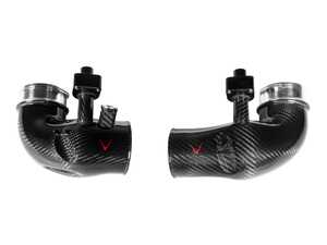 ES#4933190 - EVE-G9X-CF-CHG - Carbon Turbo Inlet Set - Gloss Carbon - Eliminates the stock inlet restrictions, helping your Eventuri intake system perform even better! - Eventuri - BMW