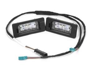 ES#4905081 - 55064-02 - E46 M3 CSL Trunk LED License Plate Light And Harness Kit - The retrofit cable includes the correct connectors for the main wiring harness and the original BMW LED license plate lights! - Burkhart Engineering - BMW