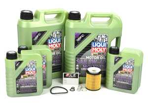 ES#4659117 - 27018001010KT1 - Liqui Moly Molygen Oil Service Kit (5w-40) - Includes Hengst filter and Liqui Moly Molygen New Generation 229.5 Spec oil - Assembled By ECS - Mercedes Benz