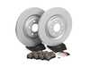 ES#4830812 - 8K0615601CKT2 - Rear Brake Service Kit - Featuring ECS V5 rotors and ECS DD23 "Daily Driver" ceramic pads. - Assembled By ECS - Audi