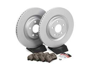 ES#4830812 - 8K0615601CKT2 - Rear Brake Service Kit - Featuring ECS V5 rotors and ECS DD23 "Daily Driver" ceramic pads. - Assembled By ECS - Audi