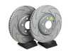 ES#3131994 - BSD1838 - Front Slotted (Blade) Brake Rotors - Pair (320x30) - The Uniquely created blade slot design helps to remove hot gases from the braking zone in a quick and efficient way - EBC - Audi