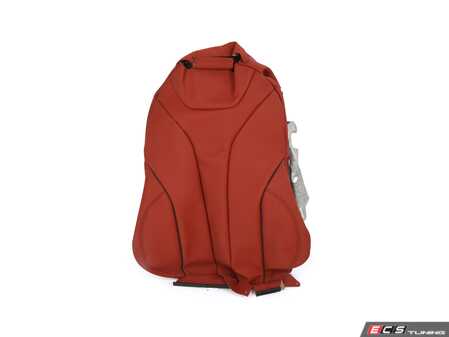 ES#2786644 - 52107327669 - Leather Backrest Cover - Left - Sport - Coral Red - Genuine BMW - BMW