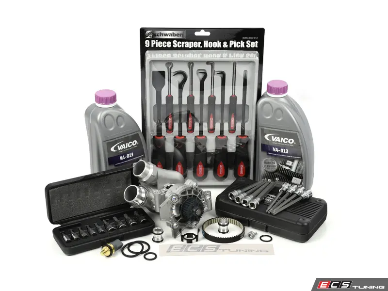 Assembled By ECS - 06H121026DDKT6 - Upgraded Aluminum Water Pump