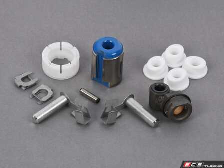 ES#3514323 - f10550sbKT1 - Shifter Rebuild & Upgrade Kit - Overhaul your shifter with this kit, featuring ECS Tuning Teflon shifter bushings & Turner Motorsport poly shift arm bushing - Assembled By ECS - BMW
