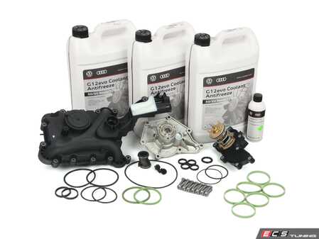 ES#4766226 - 06E145621SA2KT - Ultimate Supercharger Service Kit  - Fix all possible coolant leaks for your 3.0T in one click! - Assembled By ECS - Audi