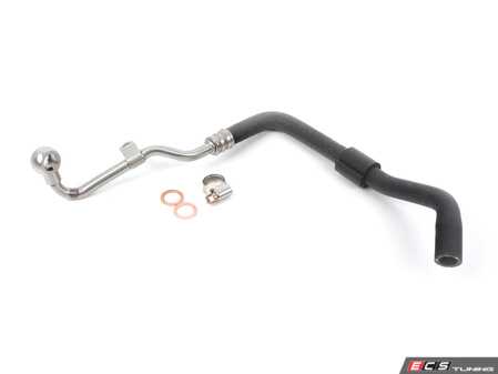 ES#4899610 - 06D121492J - Turbo Cooling Hose - Return Line - Connects the turbocharger to the hard water pipe - Rein - Audi