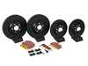 ES#2975819 - 1K0615301AAAKT4 - Performance Front & Rear Brake Service Kit - Featuring ECS V5 Drilled & Slotted rotors and EBC YellowStuff Performance pads - Assembled By ECS - Audi