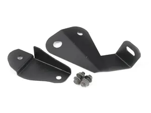 E9x/E8x Driver Side Coolant Tank Brackets - Black Powder Coated