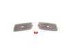 ES#2226233 - 5k0998002c - Rough Style Bumper Side Marker Set - Clear - Clean up the look of your GTI's front bumper - ECS - Volkswagen