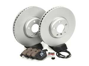 ES#4675727 - 34116898729KT3 - Front Brake Service Kit - Includes ECS V5 Rotors and ECS DD23 "Daily Driver" ceramic pads. - Assembled By ECS - BMW