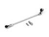 ES#4920128 - HBR1046A - Dual Flex Head 1/4" & 10mm Ratchet With Removable Drives - Featuring low profile heads with 180 degress of articulation - Includes 1/4" and 3/8" square drive adapters - VIM Tools - Audi BMW Volkswagen Mercedes Benz MINI Porsche