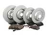ES#4830195 - GLI7OERPSKT - Front & Rear Brake Service Kit - Featuring ECS V5 coated rotors and ECS DD23 Daily Driver pads - Assembled By ECS - Audi Volkswagen
