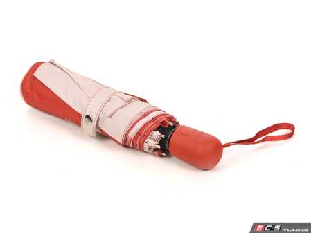 ES#4788449 - 80235B320F4 - MINI UMBRELLA Foldable - Rebel Red / Silver  - Add more MINI style to travels - Genuine MINI - MINI