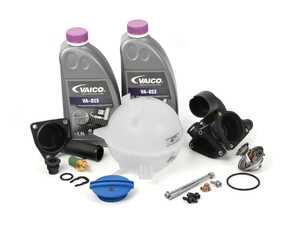 ES#2763570 - 022121113KT1 - Cooling System Refresh Kit - Level 2  - Replace your temp sensor, Expansion tank, thermostat & housing with one kit - Assembled By ECS - Audi